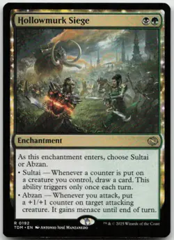 MTG Hollowmurk Siege R Tarkir: Dragonstorm 192 LP - Image 1