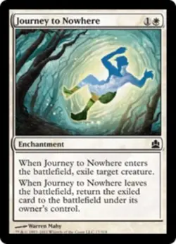 1x Journey to Nowhere NM-Mint, English Commander 2011 MTG Magic - Image 1