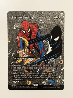 LEYLINE BINDING mtg NM-M Spider-Man Marvel Universe Mythic - Image 1