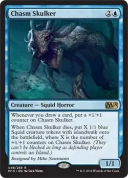 1x Chasm Skulker NM-Mint, English Magic 2015 MTG Magic - Image 1