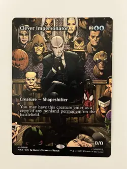 MTG Clever Impersonator (Borderless) Regular #008 - Image 1
