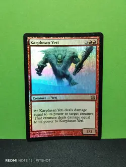 FOIL Karplusan Yeti / Karplusanischer Yeti - MTG Magic - Image 1
