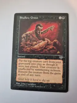1x MTG Shallow Grave Mirage Magic the Gathering LP x1 - Image 1
