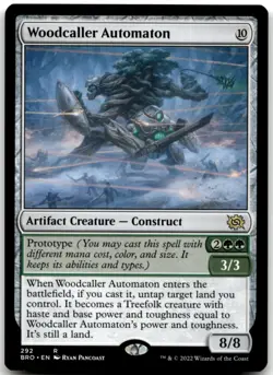 MTG Woodcaller Automaton R The Brothers' War 292 LP - Image 1