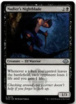 MTG Nadier's Nightblade U Modern Horizons 3 275 LP - Image 1