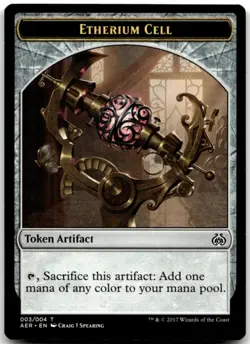 MTG Etherium Cell Token T Aether Revolt 3 LP - Image 1