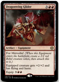 MTG Dragonwing Glider R Phyrexia: All Will Be One 128 LP - Image 1