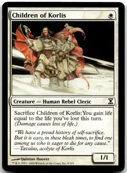 MTG Children of Korlis C Time Spiral 8 LP - Image 1