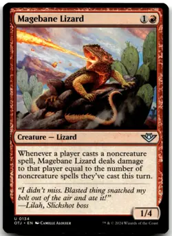 MTG Magebane Lizard U Outlaws of Thunder Junction 134 LP - Image 1