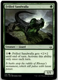 MTG Frilled Sandwalla C Hour of Devastation 116 LP - Image 1