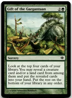 MTG Gift of the Gargantuan C Shards of Alara 132 LP - Image 1