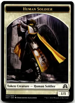 MTG Human Soldier Token T Shadows over Innistrad 2 LP - Image 1