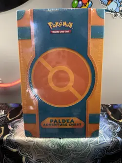 Pokemon TCG: Paldea Adventure Chest Factory Sealed - Image 1