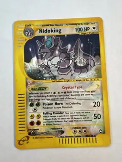 Pokemon Nidoking 150/147 Crystal Aquapolis -no Shining Charizard Gold Star - Image 1