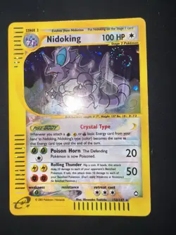 Pokemon Nidoking 150/147 Crystal Aquapolis -no Shining Charizard Gold Star - Image 2