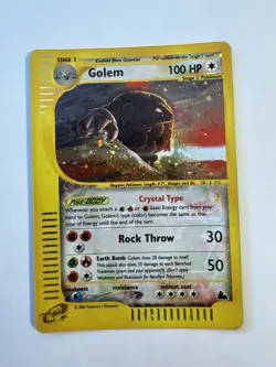 Pokemon Golem 148/144 Crystal Skyridge -no Shining Charizard Gold Star - Image 1