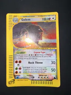 Pokemon Golem 148/144 Crystal Skyridge -no Shining Charizard Gold Star - Image 2