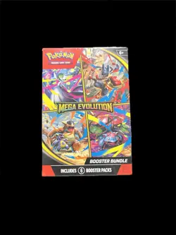 Pokemon Mega Evolutions Booster Bundle 6 Pack Factory Sealed Booster Packs - Image 1