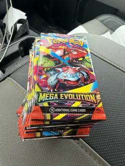 18 x Mega Evolution Booster Pack Pokemon Cards - Image 1
