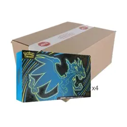 Pokemon Mega Charizard X ex Ultra-Premium Collection 4 Box Case PRESALE - Image 1