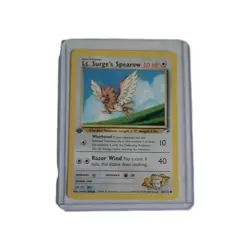 Pokemon Gym Heroes NM Near Mint 1st Edition Lt. Surge's Spearow 83/132 - Image 2