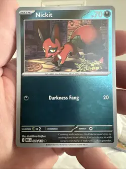 Nickit Reverse Holo Mega Evolution 089/132 Near Mint Pokemon TCG English - Image 1
