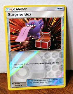 POKEMON SURPRISE BOX 187/214 REVERSE HOLO UNBROKEN BONDS GENGAR MP-LP - Image 1