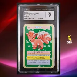 CGC 9 Vulpix Pokemon Topsun (1997) Original Series - 037 1st Print - Image 1