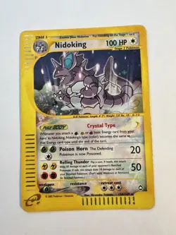 Pokemon Nidoking 150/147 Crystal Aquapolis -no Shining Charizard Gold Star - Image 1