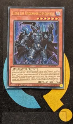 DUAD-EN017 Eidos the Underworld Monarch Ultra Rare 1st Ed YuGiOh - Image 1