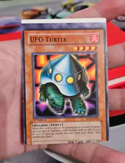 misprint UFO Turtle SD3-EN004 1st Edition played error white strip yugioh rare - Image 1
