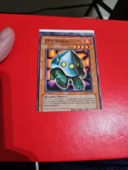 misprint UFO Turtle SD3-EN004 1st Edition played error white strip yugioh rare - Image 2