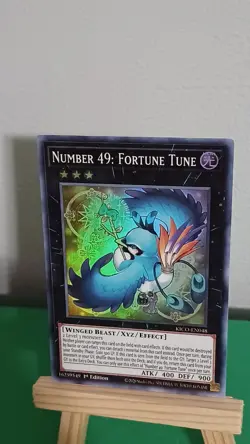 Yugioh Number 49: Fortune Tune KICO-EN048 Super Rare King's Court - Image 1