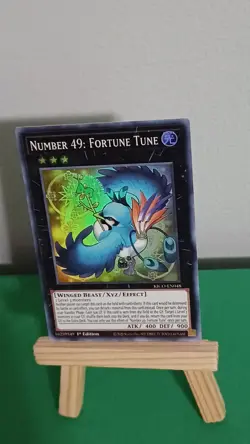 Yugioh Number 49: Fortune Tune KICO-EN048 Super Rare King's Court - Image 2