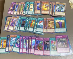 Yugioh Card Lot About 50 Cards - About 1/4 1st Editions - Near Mint - Image 1