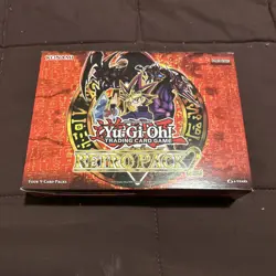 Yugioh Retro Pack 2: x1 Mini Box (4 Packs) Open Box W/ cards Holo Rare - Image 1