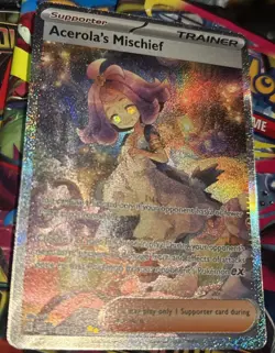 Pokemon Mega Evolution Acerola's Mischief Secret Illustration Rare, #183/132 - Image 3