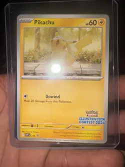 Pikachu 214 - Pokemon Illustration Contest 2024 Promo Sealed - Image 2