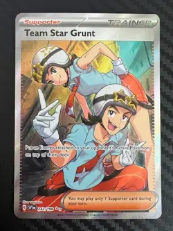 Pokemon TCG Team Star Grunt 242/198 Scarlet & Violet Base NM - Image 1