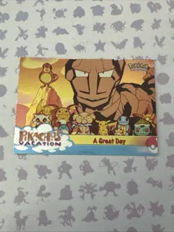 Pokemon Topps - Pikachu's Vacation - A Great Day #58 - Foil - LP - Image 1