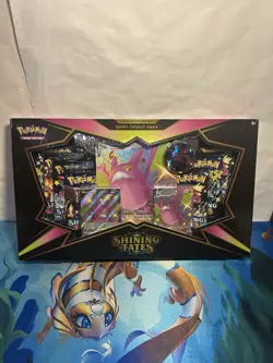 Pokemon TCG: Shining Fates Premium Collection Box SHINY CROBAT VMAX 820650808715 - Image 1