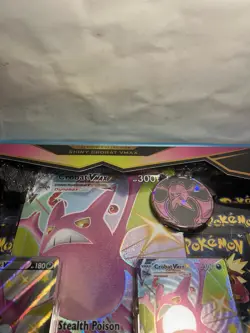 Pokemon TCG: Shining Fates Premium Collection Box SHINY CROBAT VMAX 820650808715 - Image 5