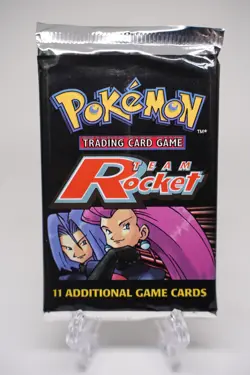 Pokemon Team Rocket Unlimited Booster Pack Factory Sealed WOTC 2000 Vintage TCG - Image 1