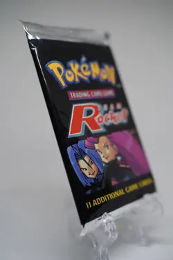 Pokemon Team Rocket Unlimited Booster Pack Factory Sealed WOTC 2000 Vintage TCG - Image 4