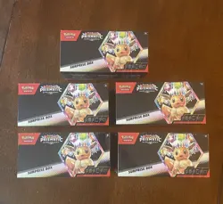 (5) Pokemon TCG Prismatic Evolutions Surprise Box Boxes New Sealed - Image 1