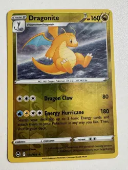 Dragonite Reverse Holo Rare SWSH12: Silver Tempest #131/195 Pokemon TCG HP - Image 1