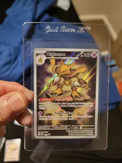 Pokemon TCG Mega Evolution Alakazam 009 Black Star Promo - Image 3