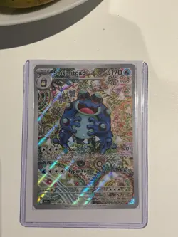 Seismitoad 105/086 Illustration Rare Shinji Kanada Pokemon Black Bolt P10 [Mint] - Image 1