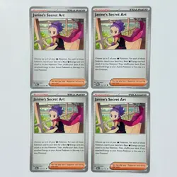 4x Janine's Secret Art 112/131 x4 - NM Prismatic Evolutions Pokemon TCG Playset - Image 1