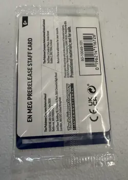 SEALED Pokemon Mega Evolution Staff Promo Pack - Image 4